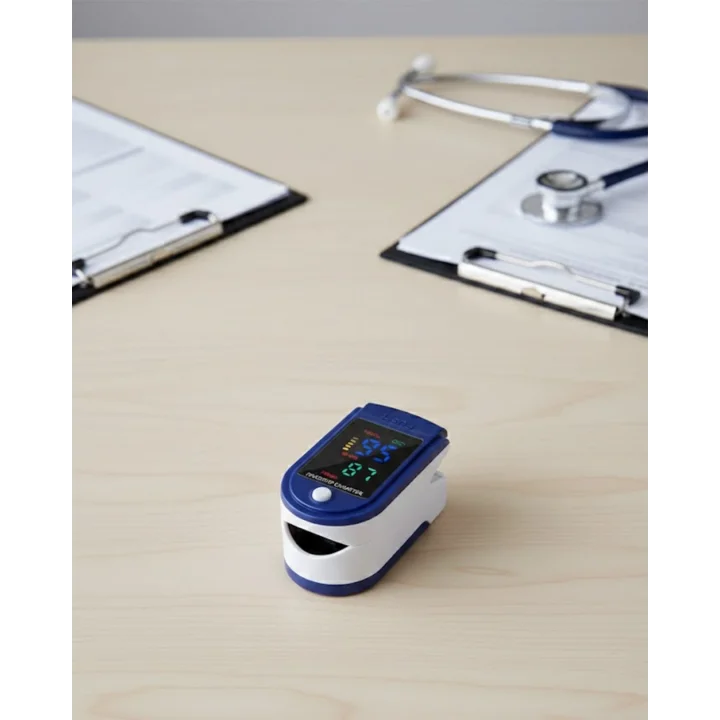 Mey İthalat® Kolay Kullanımlı Parmak Tipi Pulse Oksimetre Ev Tipi Kullanım