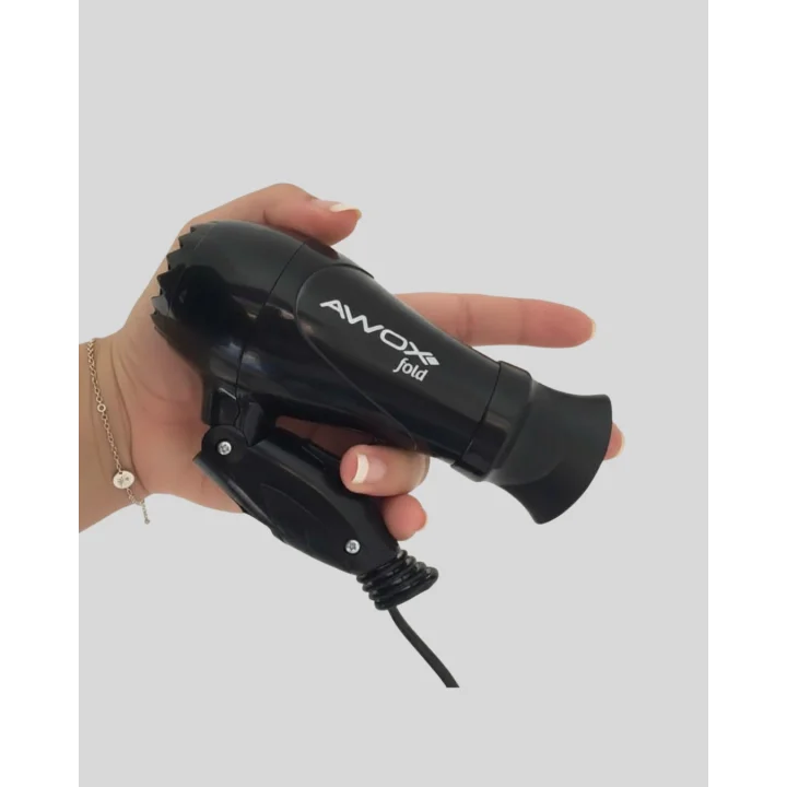 Mey İthalat® Kompakt Katlanabilir Saç Kurutma Makinesi Ev ve Seyahat Uyumlu