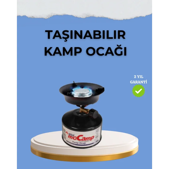 Mey İthalat® Kompakt ve Hafif Kamp Ocağı Seti Gaz Tüplü