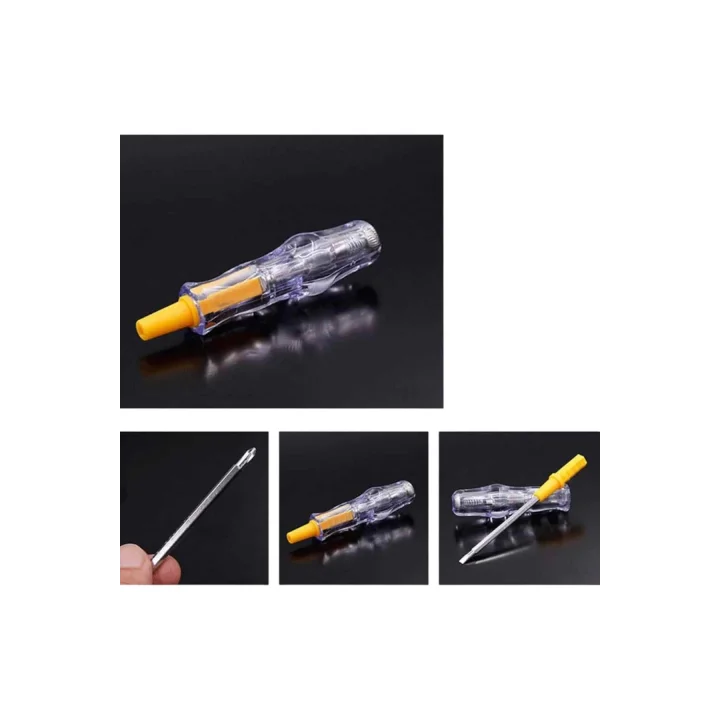Mey İthalat® Kontrol Kalemi Nikel Kaplama Çift Başlıklı Test Cihazı