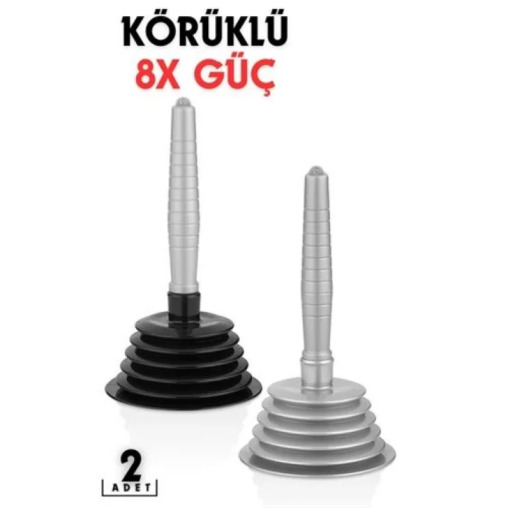 Mey İthalat® Körüklü Lavabo Açıcı Pompa 2 ADET ProGrade Design 716621