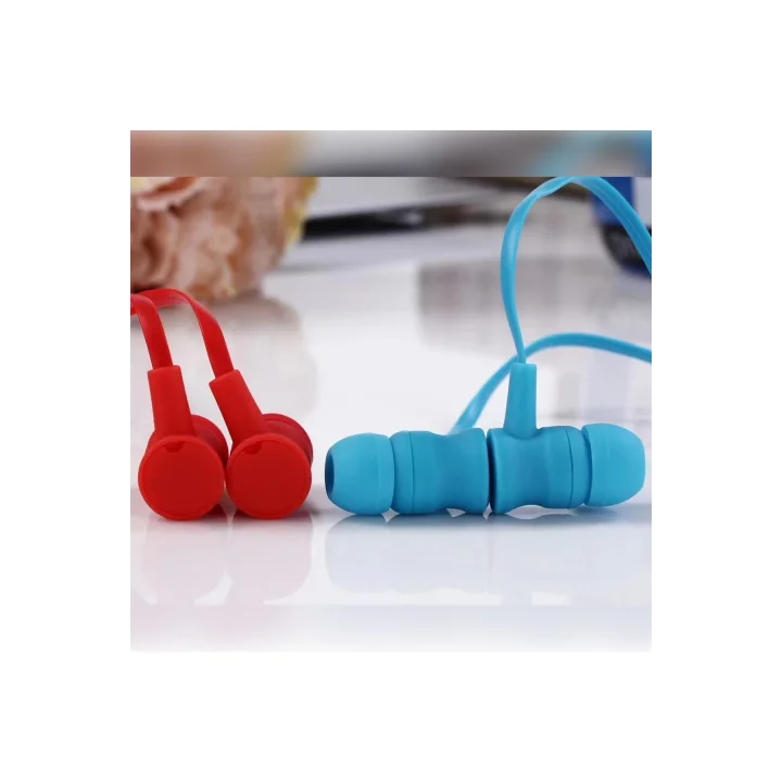 Mey İthalat®  KR-207 Mıknatıslı Kablolu Kulaklık - Kırmızı