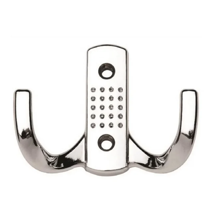 Mey İthalat® Krom Kaplama Noktalı Vestiyer Askısı 2 Li