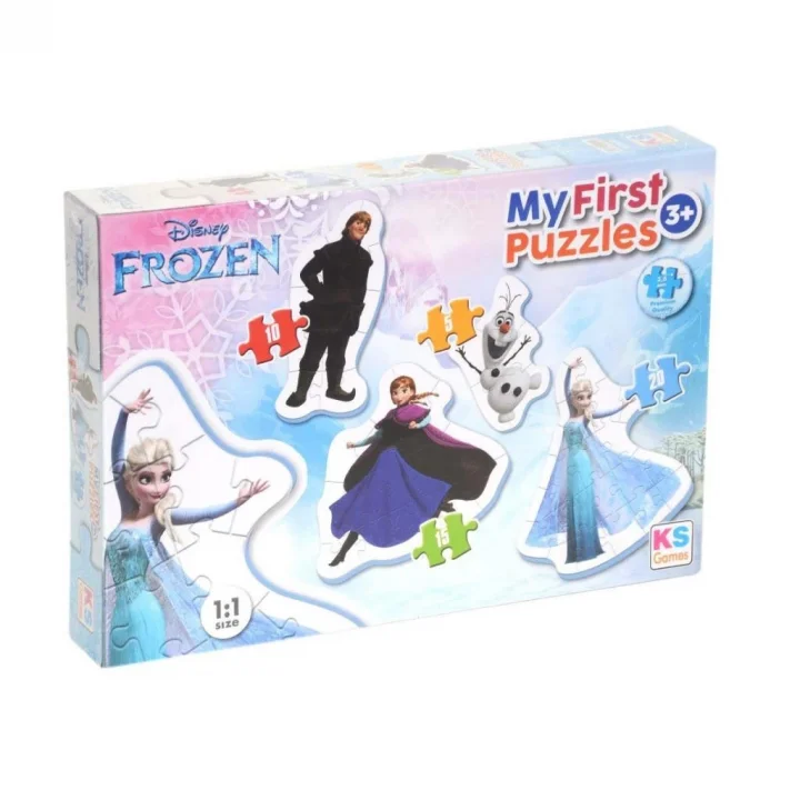 Mey İthalat®  Frozen Benim İlk Yapbozum 4ü Bir Arada