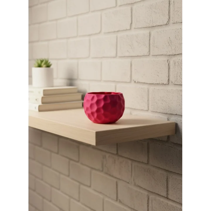 Mey İthalat® Küçük Boy Mor Saksı 5 cm Şık ve Minimal Dekoratif Tasarım