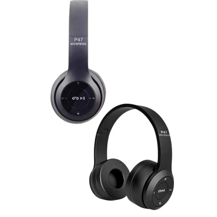 Mey İthalat® Kulak Üstü Bluetooth Kulaklık Yüksek Ses Kaliteli Ayarlanabilir