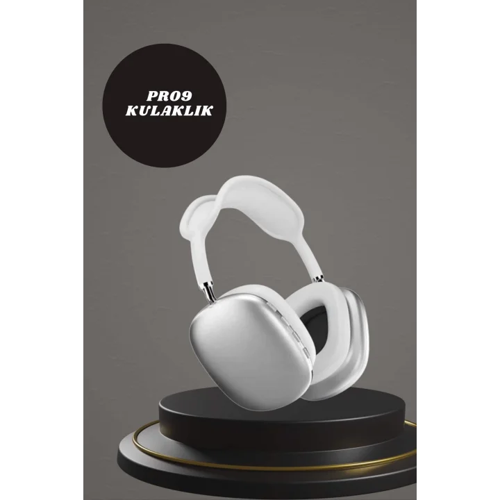 Mey İthalat® Kulak Üstü P9 Kablosuz Bluetooth Kulaklık ve 7 Kordonlu Akıllı Saat