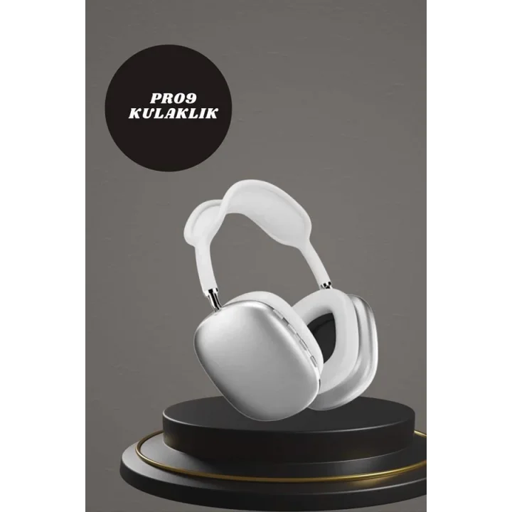 Mey İthalat® Kulak Üstü P9 Kablosuz Bluetooth Kulaklık ve 7 Kordonlu Akıllı Saat