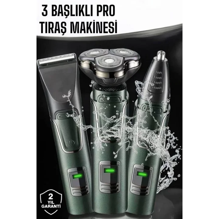 Mey İthalat® Kulak Ve Burun Başlıklı Profesyonel Tıraş Makinesi