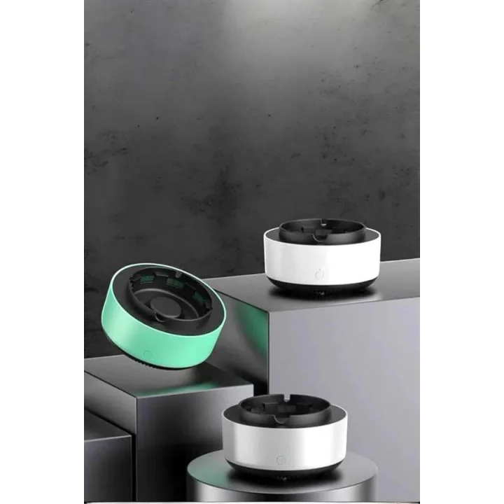 Mey İthalat® Küllük Duman Giderici Temizlenebilir Elektronik Pilli