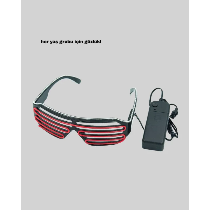 Mey İthalat® Kutlama ve Etkinliklere Özel LED Işıklı Gözlük