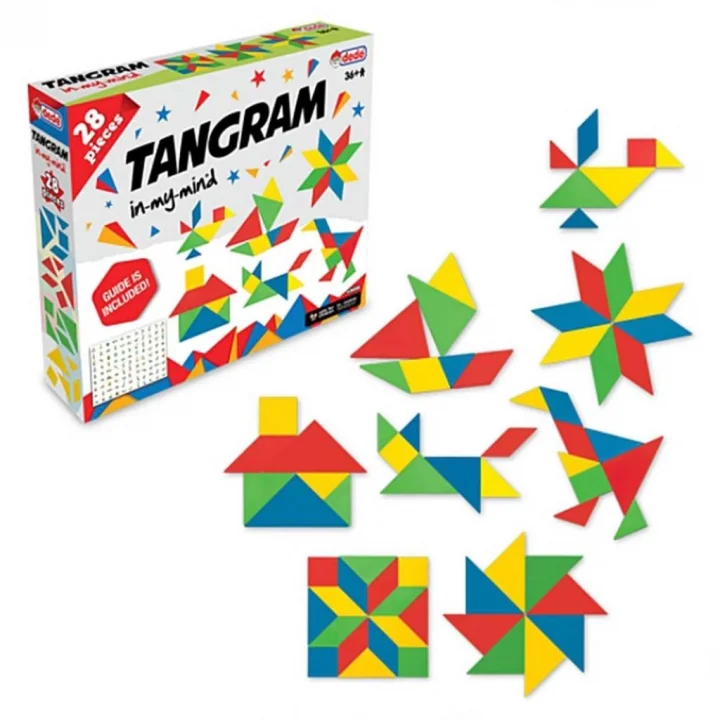 Mey İthalat® Kutulu Tangram 28 Parça