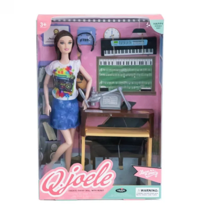 Mey İthalat®  L5748K Piano Çalan Müzisyen Bebek -Canem Oyuncak