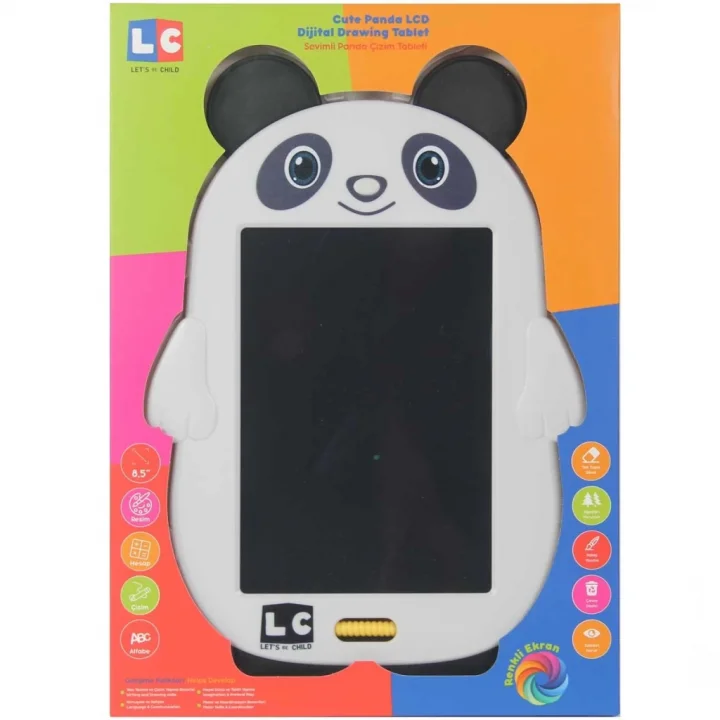 Mey İthalat® Sevimli Panda Çizim Tableti 22 cm