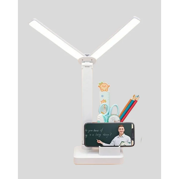 Mey İthalat® LED Işıklı Masa Lambası – Göz Yormayan, Kısılabilir ve Esnek Başlıklı