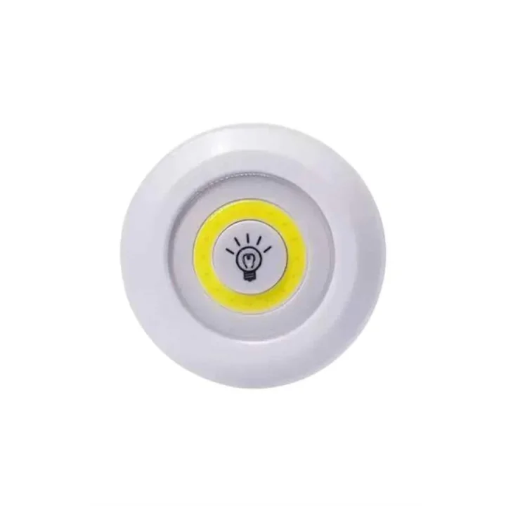 Mey İthalat® Led Lamba 3lü Uzaktan Kumandalı Yapışkanlı