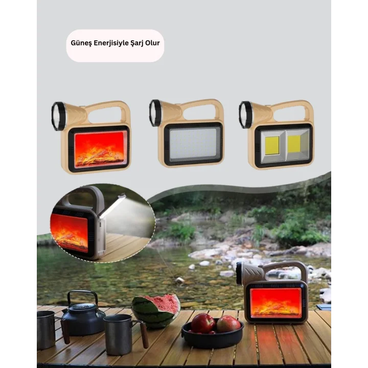 Mey İthalat® LED Solar Alev Işığı