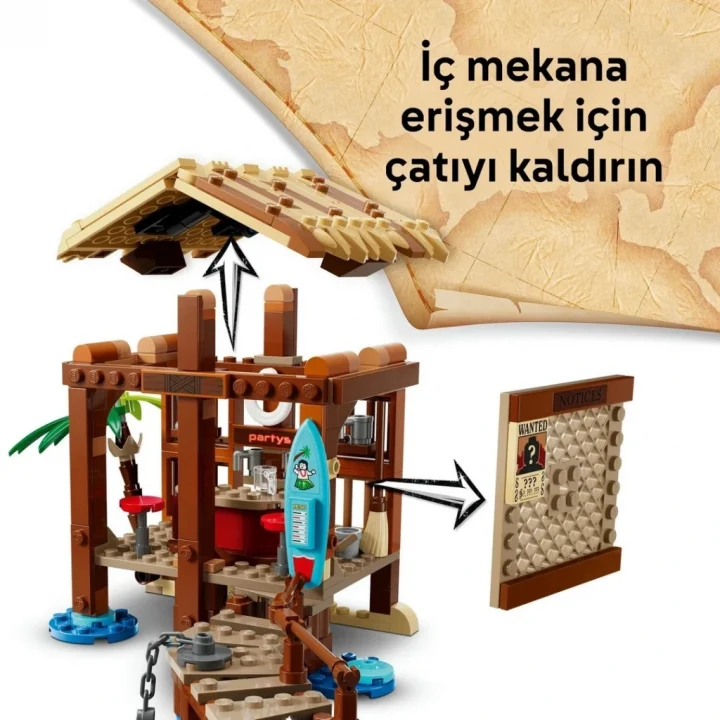 Mey İthalat® ONE PIECE Yel Değirmeni Köyü Kulübesi 75636