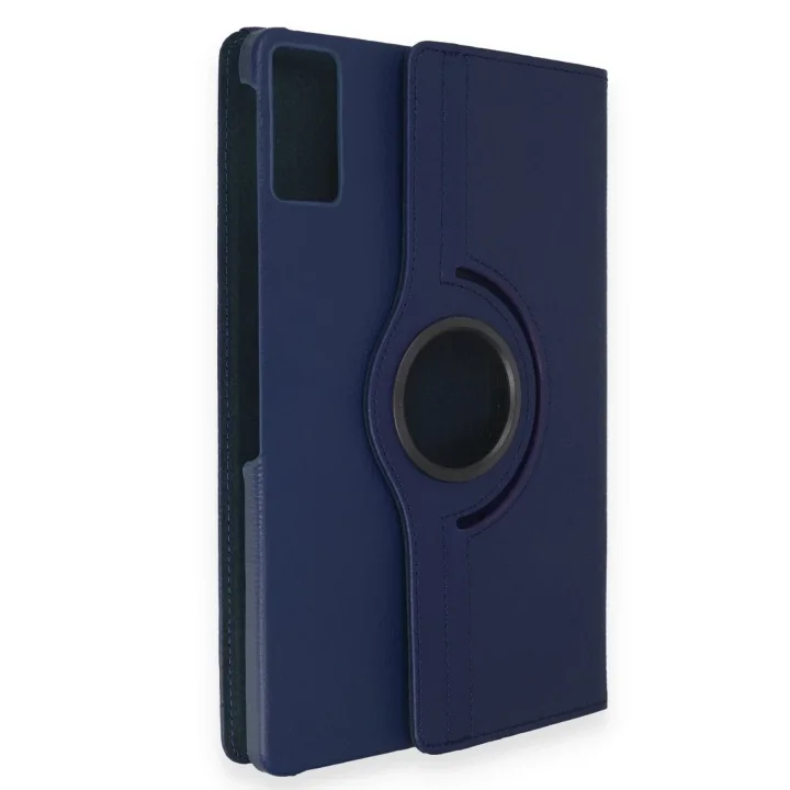 Mey İthalat®  Lenovo Tab M8 Kılıf 360 Tablet Deri Kılıf - Lacivert