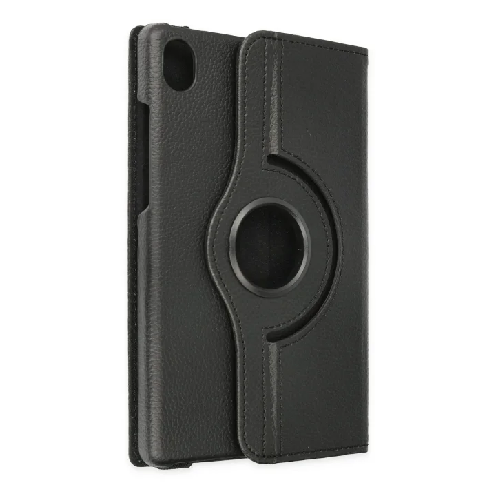 Mey İthalat®  Lenovo Tab M8 Kılıf 360 Tablet Deri Kılıf - Siyah