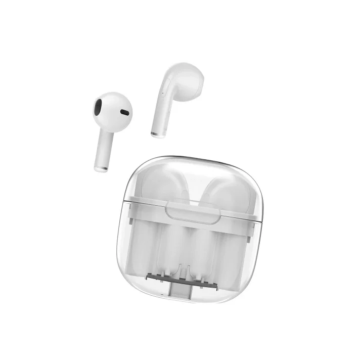 Mey İthalat®  LS-09 Bluetooth 5.3 TWS Kablosuz Airpods Kulaklık - Gümüş