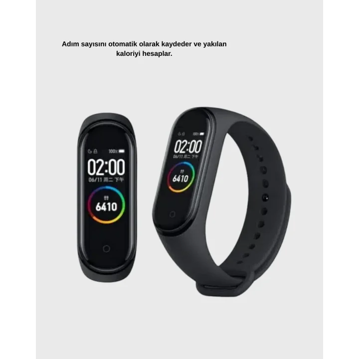 Mey İthalat® M6 Akıllı Bileklik ve Bluetooth Spor Kulaklık 2’li Set