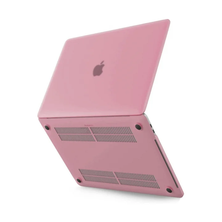 Mey İthalat®  Macbook Pro 13 2020 Macbook Buzlu Kapak - Pembe