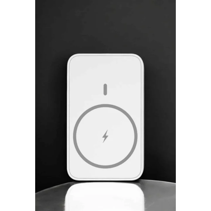 Mey İthalat® Magsafe Kablosuz Batarya Yüksek Performanslı Manyetik Tasarım Hızlı Şarj