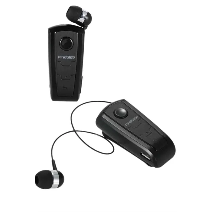 Mey İthalat® Makaralı Bluetooth Kulakiçi Yaka Kulaklığı Kablosuz Kulaklık