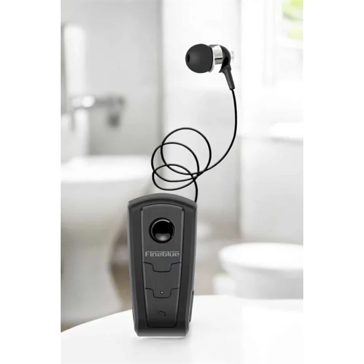 Mey İthalat® Makaralı Bluetooth Kulaklık Çağrı Cevaplama Kablolu Uzun Pil Ömrü