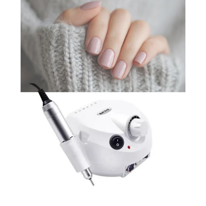 Mey İthalat® Manikür Pedikür İçin Güçlü ve Sessiz Tırnak Matkap Makinesi