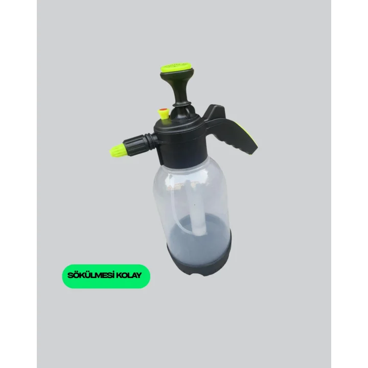 Mey İthalat® Manuel Basınçlı Köpük Püskürtücü Ayarlanabilir Nozullu 2 Litre Araba Yıkama