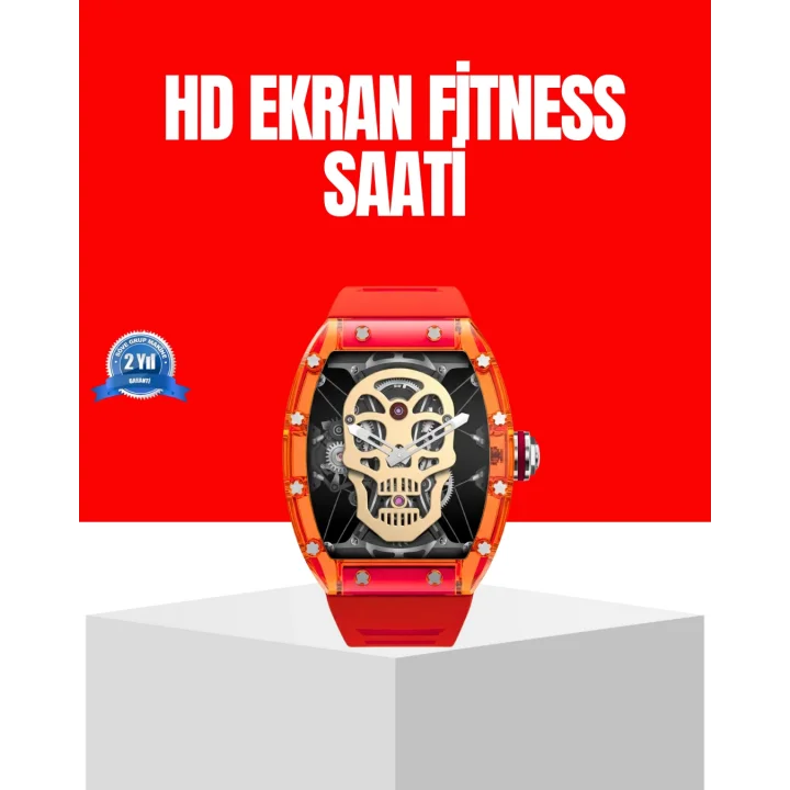 Mey İthalat® Manyetik Şarjlı Akıllı Saat iOS Android Uyumlu