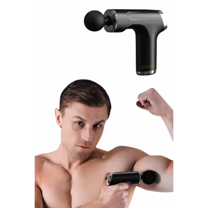 Mey İthalat® Masaj Tabancası 24v Type-c Hızlı Şarj Girişli Masaj Aleti Uzun Ömürlü