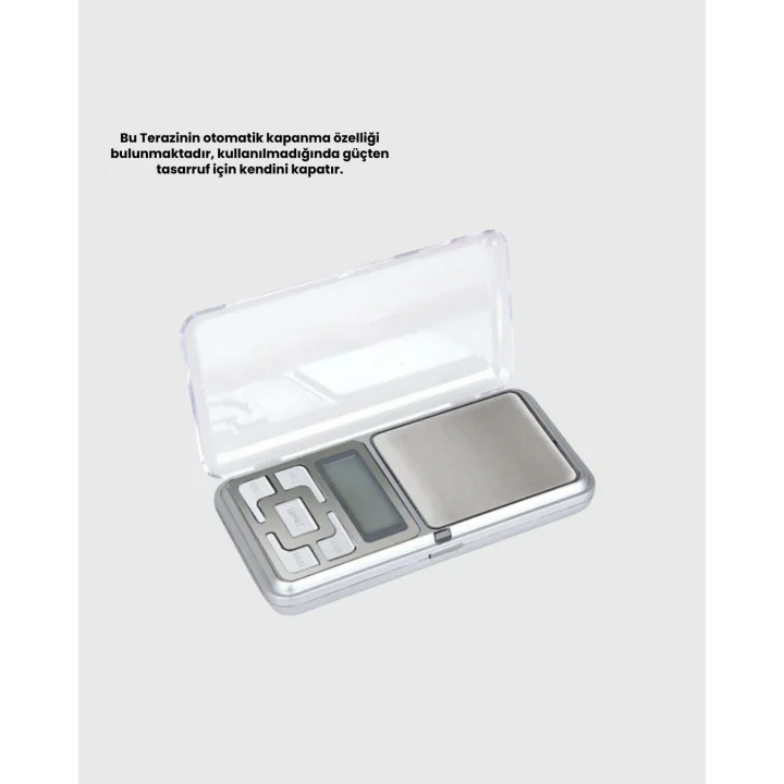 Mey İthalat® Mavi Işıklı LCD Ekranlı Hassas Tartı Terazisi