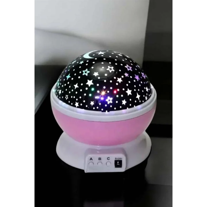 Mey İthalat® Mavi ve Mor Işıklı Star Master Projeksiyon Lambası