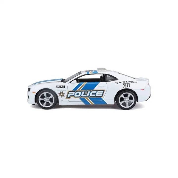 Mey İthalat® 32108  1:24 2010 Model Chevrolet Camaro SS RS Police Model Araba -Necotoys