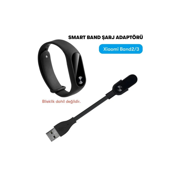 Mey İthalat®  MC03 Şarj Adaptörü Xiaomi Mi Band 2/3