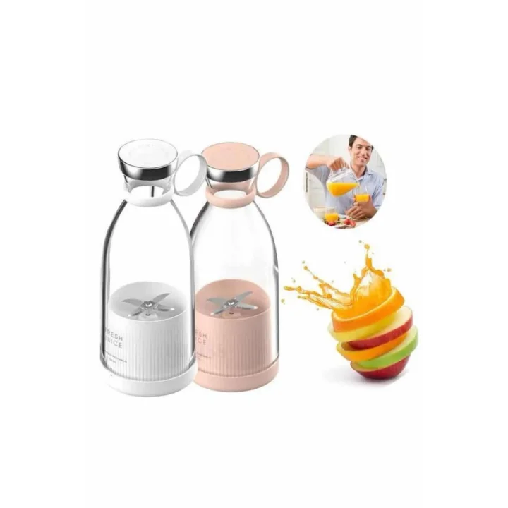 Mey İthalat® Meyve Sıkacağı Taşınabilir USB Elektrikli Blender Mini