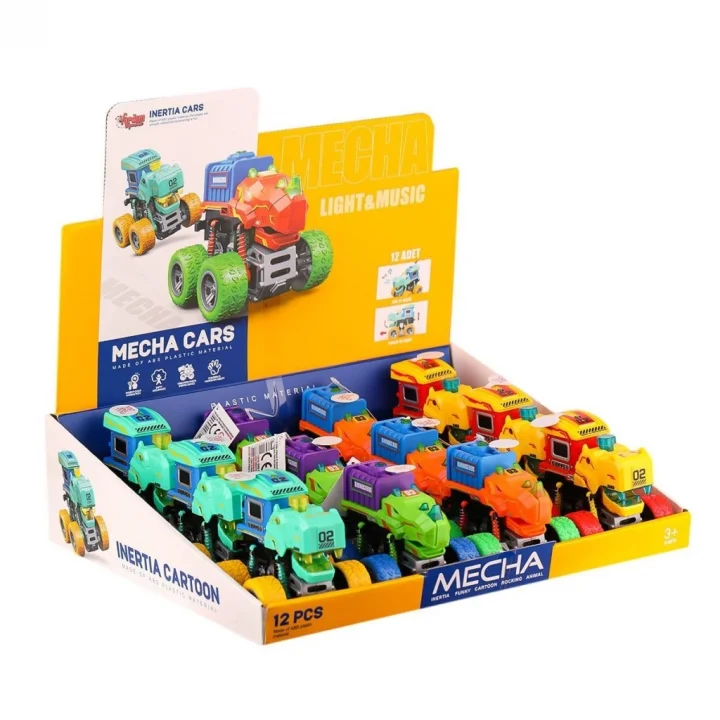 Mey İthalat® MG-D500-21 Işıklı Müzikli Gergedan / Su Aygırı -Vardem Oyuncak