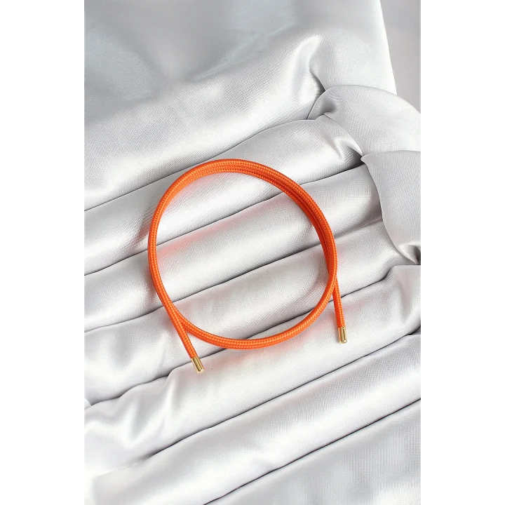 Mey İthalat® Mıknatıslı Turuncu Renk Sarmal Kadın Bileklik