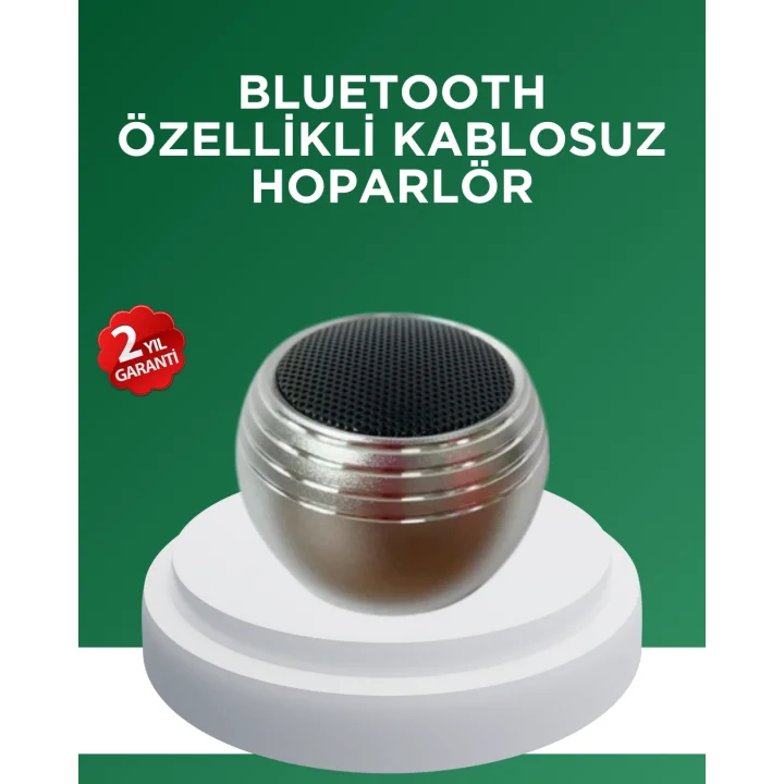Mey İthalat® Mini Bluetooth Hoparlör TWS Özellikli Taşınabilir Güçlü Ses
