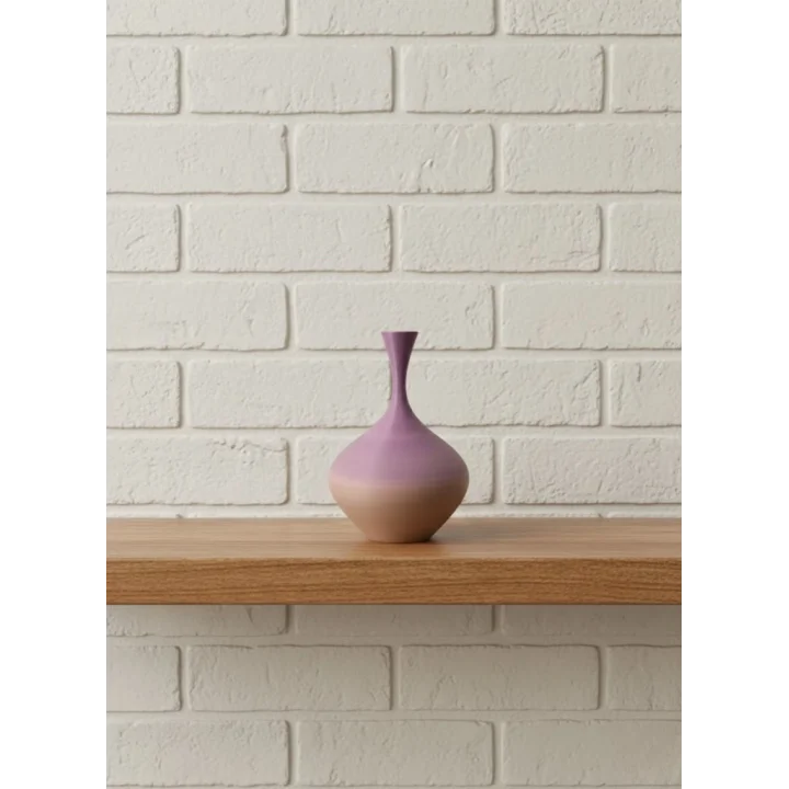 Mey İthalat® Mini Rainbow Dekoratif Vazo 8 cm Renk Geçişli Modern Tasarım