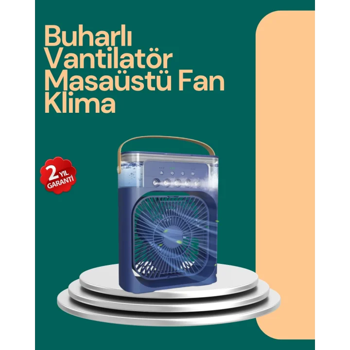 Mey İthalat® Modern Tasarımlı Kompakt ve Güçlü Hava Üfleyen Fan