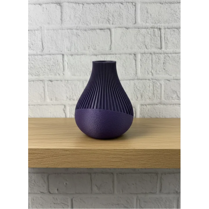 Mey İthalat® MOR VAZO ÇİZGİLİ