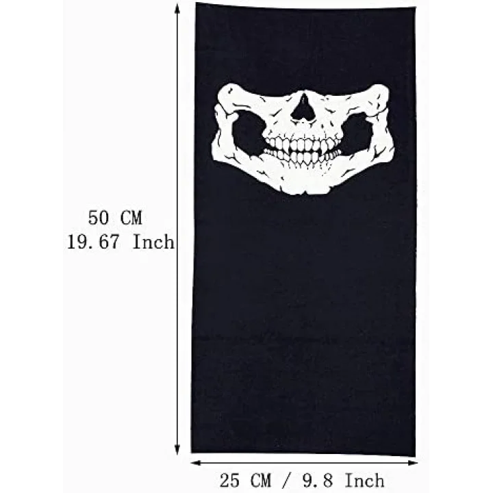 Mey İthalat® Motorcu Boyunluk Baf Buff Bandana 25x48 cm Model 7