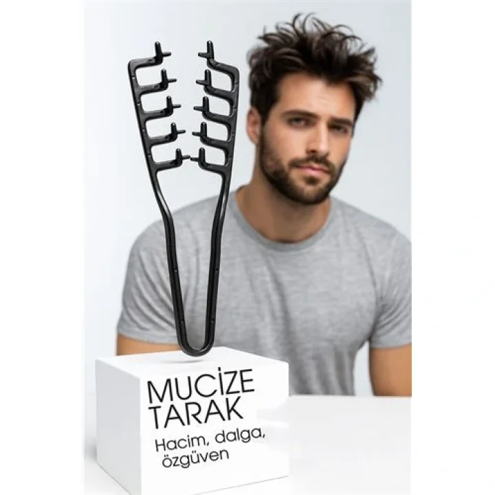 Mey İthalat® Mucizevi Tarak - Hacim, Dalga Tarağı Dağının Saç Uygulama Tarağı