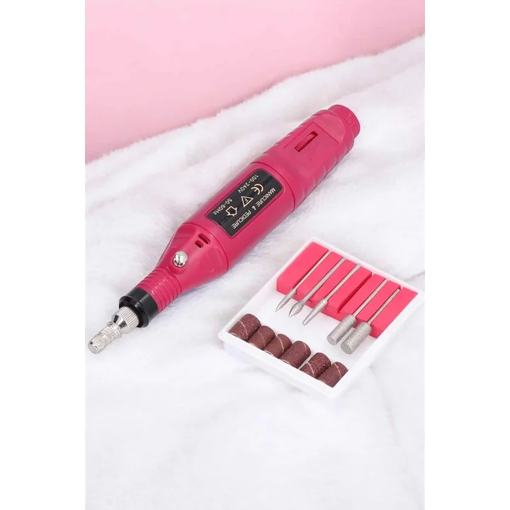Mey İthalat® Nasır Temizleyici Manikür Pedikür Seti Elektrikli USB Girişli