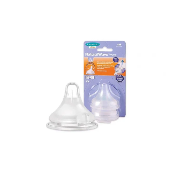 Mey İthalat®   Natural Wave Biberon Emziği Yavaş Akış 2Li