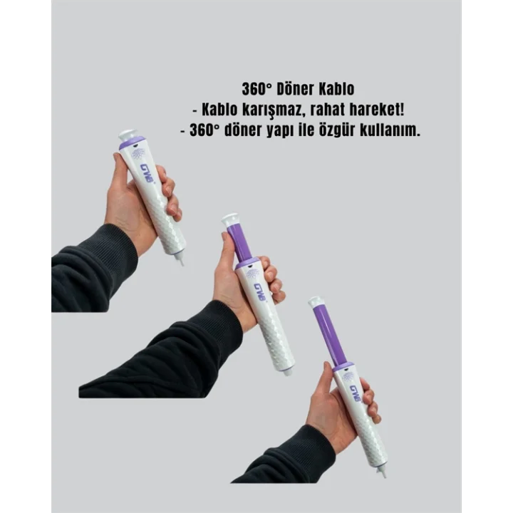 Mey İthalat® Negatif İyon Teknolojili Saç Maşası – Kabarmayan, Elektriklenmeyen Bukleler!